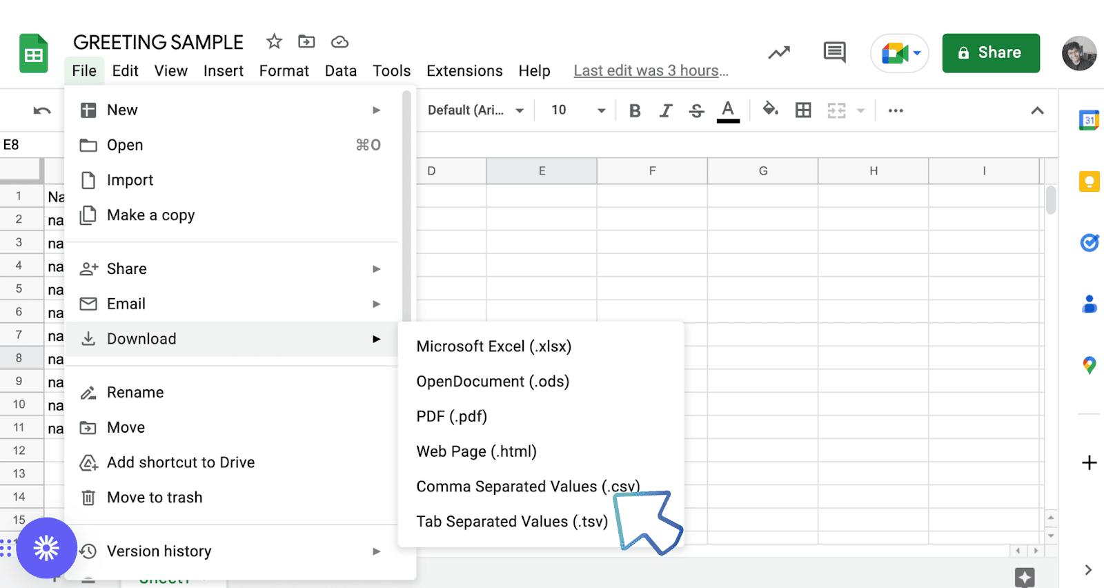 The screenshot above shows how you can save.
